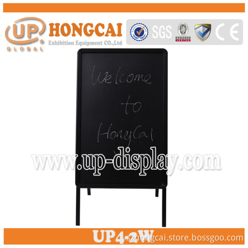 Good quality Black aluminum sign board stand